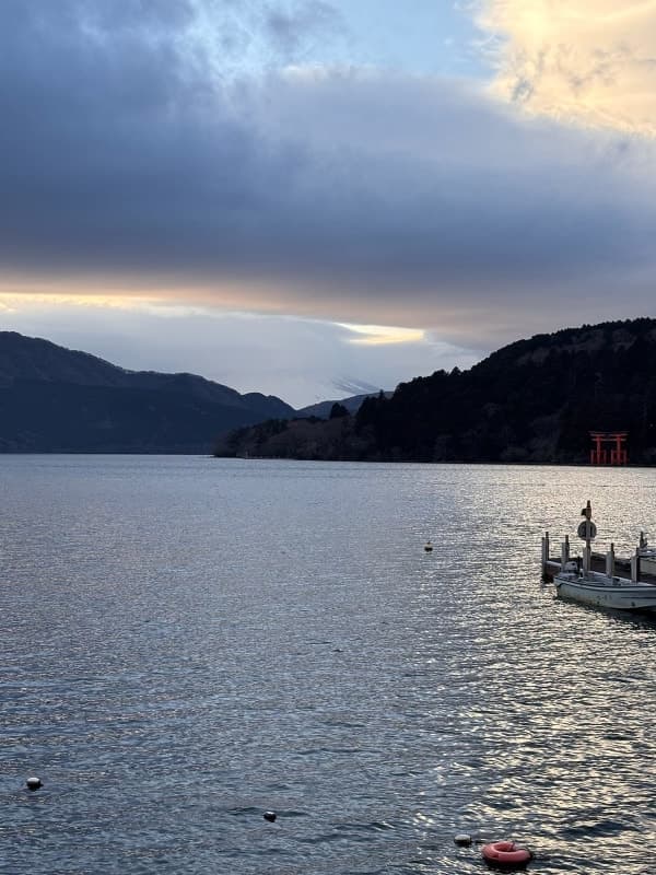 Return to Lake Ashi — Mt Fuji Through the Clouds