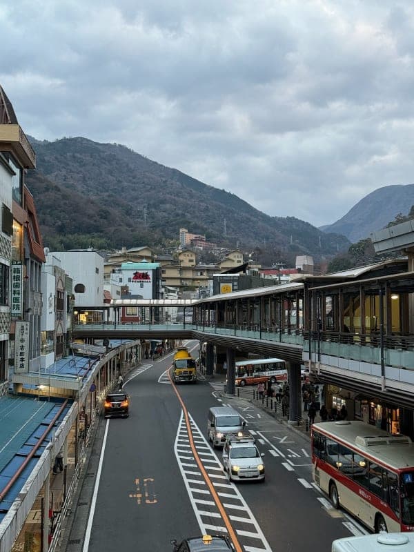 Morning before departing for Hakone