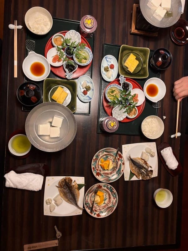 Kaiseki Breakfast — Private Room, Ryokan Restaurant