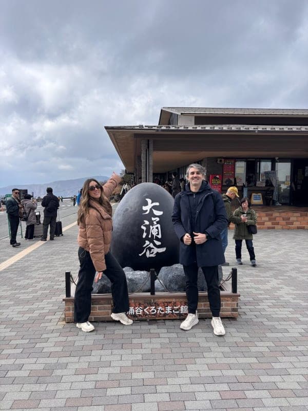 Cable Car → Ropeway → Owakudani